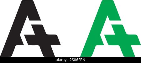 Vektor bunte Buchstaben-, Schriftart-, Alphabet-Logodesigns Stock Vektor