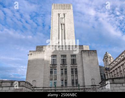 George's Dock Lüftungsturm, Mersey Tunnel, Liverpool Stockfoto