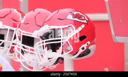 Pittsburgh, PA, USA. Dezember 2024. Chiefs Helm bei den Steelers vs Chiefs in Pittsburgh, PA. Jason Pohuski/CSM/Alamy Live News Stockfoto