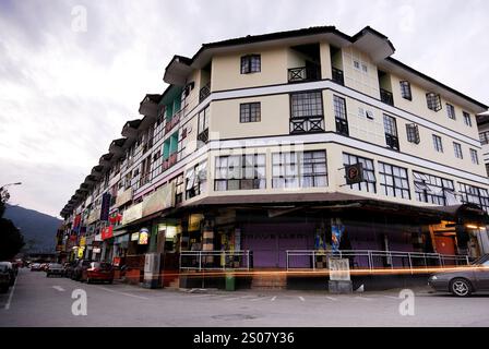 Gebäude in Tanah Rata, Malaysia Stockfoto