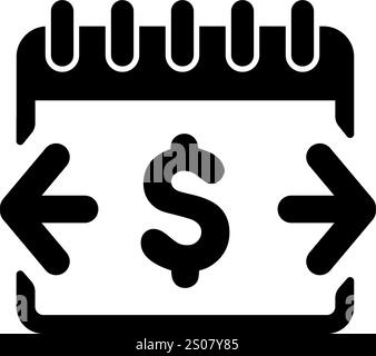 Abbildung des Vektorsymbols für dynamische Preisfindung Stock Vektor