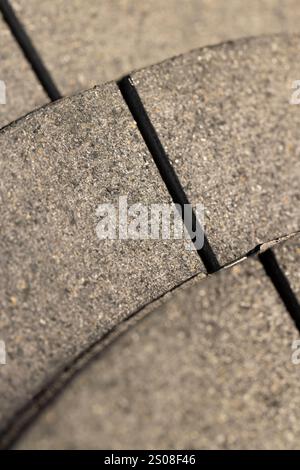 Verbundbremsbeläge für Autobremssysteme, Autobremssysteme, Autoersatzteile Stockfoto