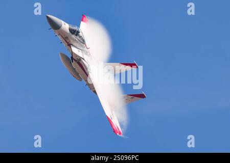 Japan, 14. November 2024: McDonnell Douglas F-15J Eagle auf der Komatsu Air Base in Japan Stockfoto