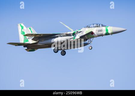 Japan, 14. November 2024: McDonnell Douglas F-15J Eagle auf der Komatsu Air Base in Japan Stockfoto