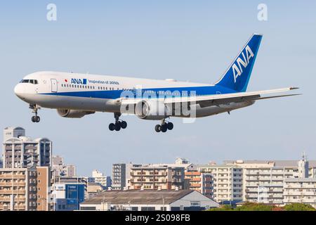 Japan – Tokio, 21. November 2024: ANA B767 in Japan Stockfoto