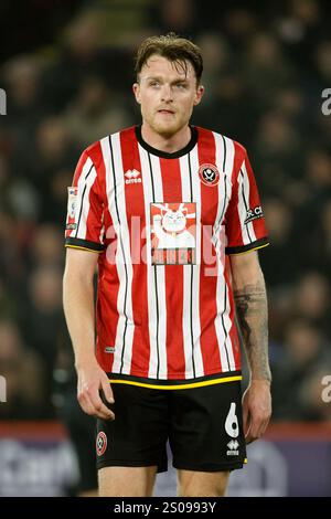 Harry Souttar von Sheffield United während des Sky Bet Championship Matches in der Bramall Lane, Sheffield. Bilddatum: Donnerstag, 26. Dezember 2024. Stockfoto