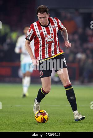 Harry Souttar von Sheffield United während des Sky Bet Championship Matches in der Bramall Lane, Sheffield. Bilddatum: Donnerstag, 26. Dezember 2024. Stockfoto