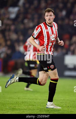 Harry Souttar von Sheffield United während des Sky Bet Championship Matches in der Bramall Lane, Sheffield. Bilddatum: Donnerstag, 26. Dezember 2024. Stockfoto