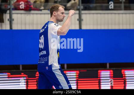 Fynn Hangstein (ThSV Eisenach, #10) GER, Thüringen, ThSV Eisenach gegen HSV Hamburg, Handball, Daikin 1. Handballbundesliga, 17.Spieltag, Saison 2024/2025, Donnerstag, 26.12.2024, 17,30 Uhr Foto: Eibner-Pressefoto/Martin Herbst Stockfoto