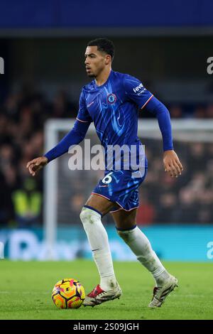 26. Dezember 2024; Stamford Bridge, Chelsea, London, England: Premier League Football, Chelsea gegen Fulham; Levi Colwill aus Chelsea Stockfoto