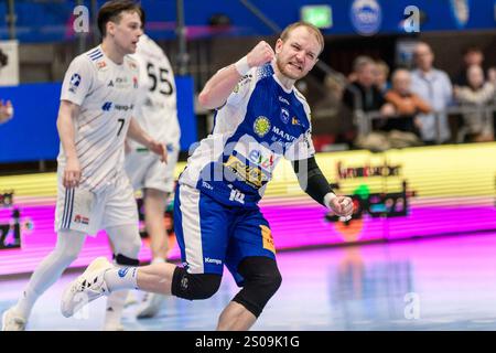 Peter Walz (ThSV Eisenach, #14) GER, Thüringen, ThSV Eisenach gegen HSV Hamburg, Handball, Daikin 1. Handballbundesliga, 17.Spieltag, Saison 2024/2025, Donnerstag, 26.12.2024, 17,30 Uhr Foto: Eibner-Pressefoto/Martin Herbst Stockfoto