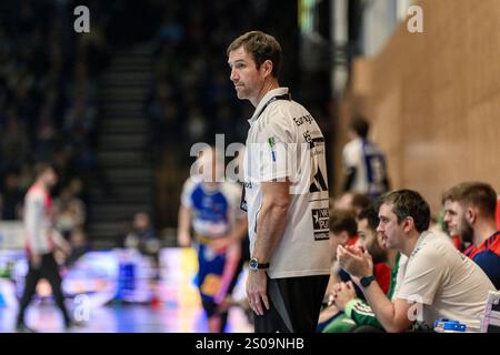 Eisenach, Deutschland. Dezember 2024. Torsten Jansen (Trainer, HSV Hamburg) GER, Thüringen, ThSV Eisenach gegen HSV Hamburg, Handball, Daikin 1. Handballbundesliga, 17.Spieltag, Saison 2024/2025, Donnerstag, 26.12.2024, 17,30 Uhr Foto: Eibner-Pressefoto/Martin Herbst Credit: dpa/Alamy Live News Stockfoto