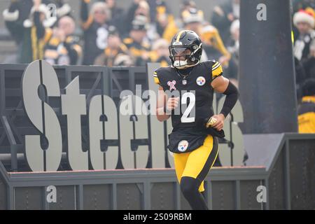 Pittsburgh, Pa, USA. Dezember 2024. 25. Dezember 2024: Justin steht bei den Pittsburgh Steelers gegen Kansas City Chiefs im Acrisure Stadium in Pittsburgh, PA. Brook Ward/scheinbare Media Group (Kreditbild: © AMG/AMG via ZUMA Press Wire) NUR REDAKTIONELLE VERWENDUNG! Nicht für kommerzielle ZWECKE! Stockfoto