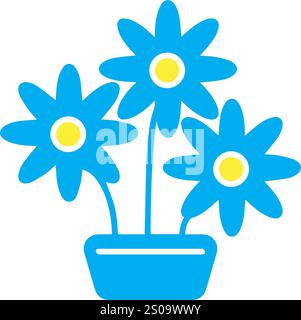 Vektorblatt, Kaktus, Rose, Gänseblümchenzeichnungen Stock Vektor