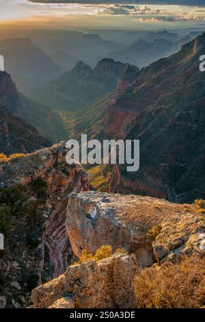 Sunrise, Nankoweap Canyon, Grand Canyon National Park, Arizona Stockfoto