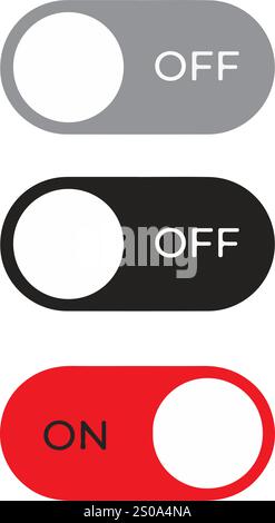 Vektor farbenfrohe Auswahl an Social Media, Web, Kommunikationssymbolen, Symbolen, Formen, Zeichendesigns Stock Vektor