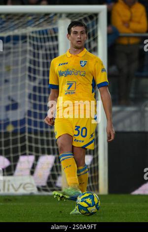 Frosinone, Italien. Dezember 2024. Ilario Monterisi von Frosinone Calcio im Spiel der Serie B zwischen Frosinone Calcio und US Salernitana im Stadio Benito Stirpe Frosinone Italien am 26. Dezember 2024 Credit: Nicola Ianuale/Alamy Live News Stockfoto