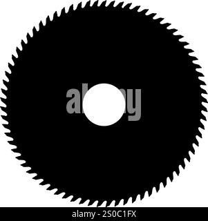 Kreissägeblatt – Vektorillustration Stock Vektor
