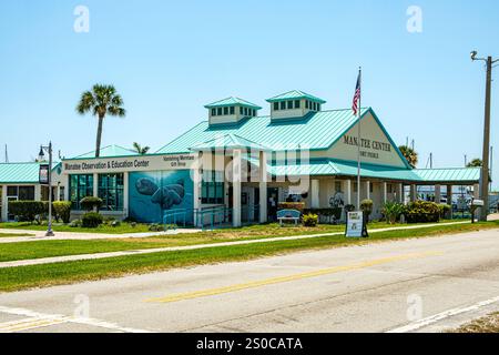 Manatee Observation and Education Center, Indian River Drive, Fort Pierce, Florida Stockfoto