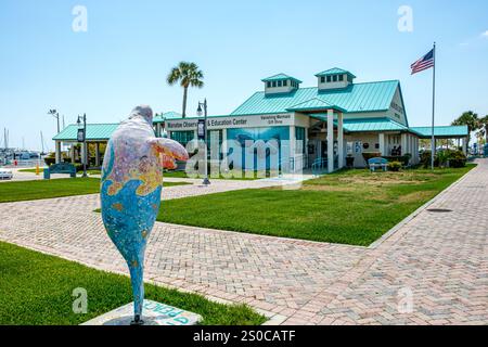 Manatee Observation and Education Center, Indian River Drive, Fort Pierce, Florida Stockfoto