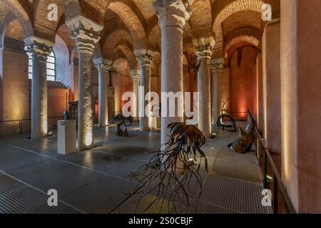 Die Gulhane Park Zisterne in Istanbul, Türkei Stockfoto