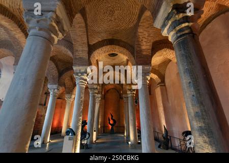 Die Gulhane Park Zisterne in Istanbul, Türkei Stockfoto