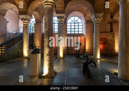 Die Gulhane Park Zisterne in Istanbul, Türkei Stockfoto