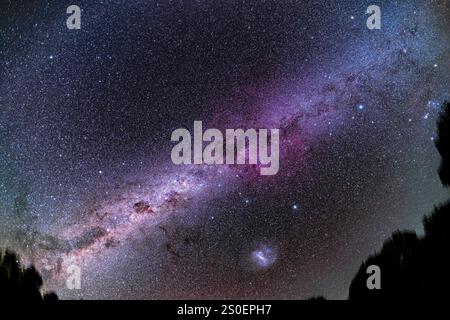 Blick auf die südliche Milchstraße, von Skorpius bis Orion. Stockfoto