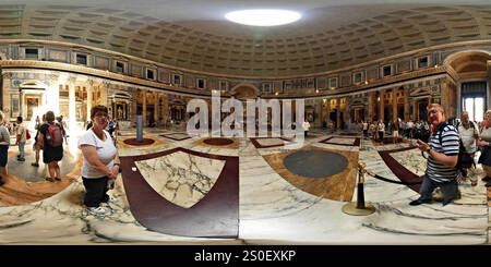 360 Grad Panorama Ansicht von 13. Mai 2009 Pantheon, Rom