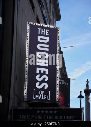 Die Herzogin von Malfi, im Trafalgar Theatre, Whitehall, Westminster, London, England. Stockfoto