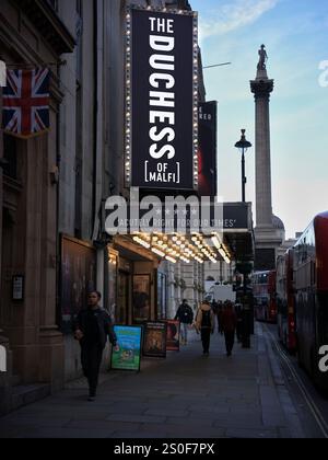 Die Herzogin von Malfi, im Trafalgar Theatre, Whitehall, Westminster, London, England. Stockfoto