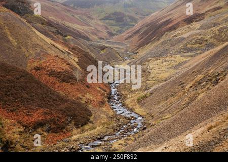 Der Oberlauf des Gunnerside Gill Bunton Mine in Swaledale in Yorkshire Dales Stockfoto