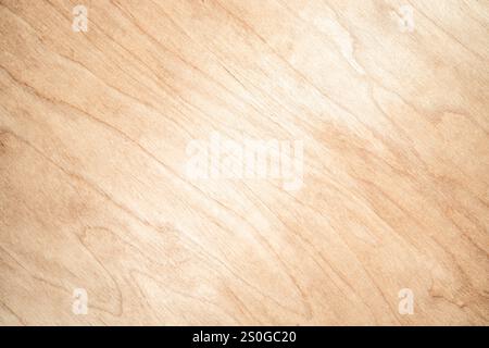 Natürlich glänzende helle Holzstruktur mit feiner Körnung. Stockfoto