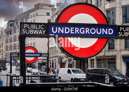 U-Bahn-Station, U-Bahn, Canon St, London, England, UK Stockfoto