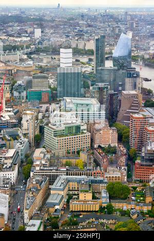 Blick aus The Shard, London, England, Großbritannien Stockfoto
