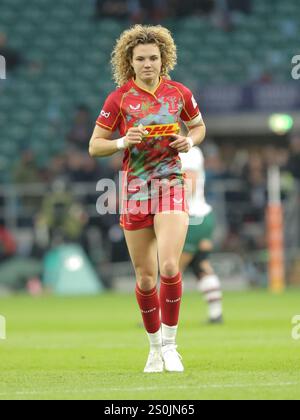 Twickenham, London, Großbritannien. Dezember 2024. Twickenham, London, England, 28. Dezember 2024: Ellie Kildunne (15 Harlequins) im Allianz Stadium in Twickenham, London, England. (Jay Patel/SPP) Credit: SPP Sport Press Photo. /Alamy Live News Stockfoto