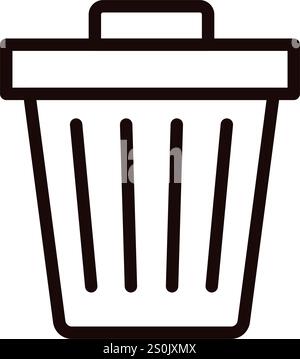 trash bin icon  Stock Vektor