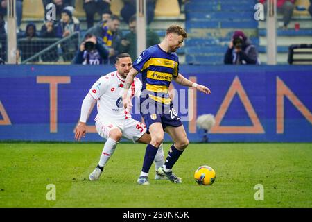 Parma, Italie. Dezember 2024. Antoine Hainaut (Parma Calcio) während des italienischen Meisterschaftsspiels Serie A zwischen Parma Calcio und AC Monza am 28. Dezember 2024 im Ennio Tardini Stadion in Parma, Italien - Foto Morgese-Rossini/DPPI Credit: DPPI Media/Alamy Live News Stockfoto