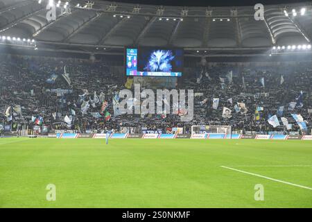 Stadio Olimpico, Rom, Italien. Dezember 2024. Fußball der Serie A, Lazio gegen Atalanta; Lazios Unterstützer Credit: Action Plus Sports/Alamy Live News Stockfoto