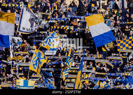 Parma, Italien. Dezember 2024. In Aktion während der Serie A Spiel zwischen Parma und AC Monza am 28. Dezember 2024 im Ennio Tardini Stadion in Parma, Italien Credit: Mairo Cinquetti/Alamy Live News Stockfoto