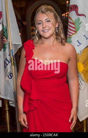 New York, NY, USA. Dezember 2024. Savannah unhöflich beim 70. Jahrestag International Debutante Ball im Plaza Hotel. Quelle: Steve Mack/Alamy Live News Stockfoto