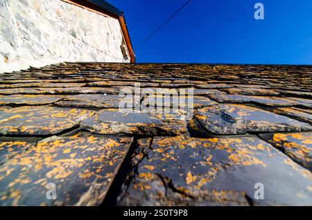 Tramacastilla de Tena, ist ein kleines Dorf in Tena-Tal, Huesca, Pyrenäen, Spanien Stockfoto