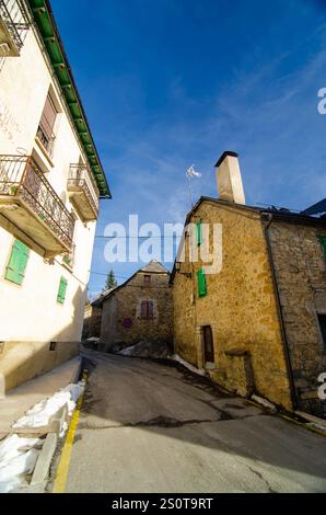 Tramacastilla de Tena, ist ein kleines Dorf in Tena-Tal, Huesca, Pyrenäen, Spanien Stockfoto