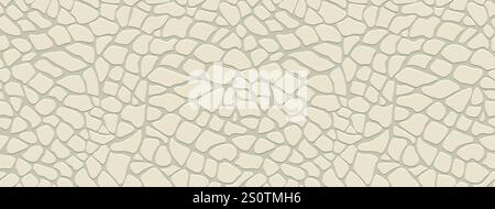 Nahtloses Muster mit Tiermuster. Bauernhoftier Haut Vektor Hintergrund, Dinosaurier und Schlange Reptilienhaut Hintergrund von Tierleder, Türkis Vektor Stock Vektor