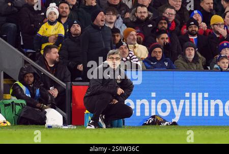 Southampton-Manager Ivan Juric während des Premier League-Spiels im Selhurst Park, London. Bilddatum: Sonntag, 29. Dezember 2024. Stockfoto