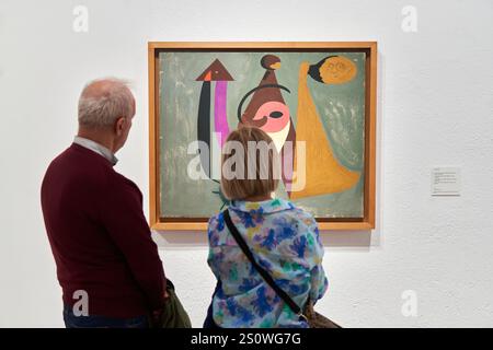 Komposition mit Figuren im verbrannten Wald, 1931, Joan Miró, Barcelona, Katalonien, Spanien Stockfoto