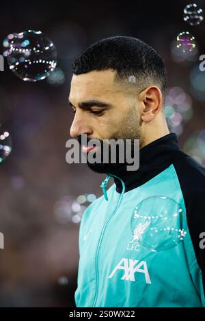 LONDON, Großbritannien - 29. Dezember 2024: Mohamed Salah aus Liverpool während des Premier League-Spiels zwischen West Ham United FC und Liverpool FC im London Stadium (Credit: Craig Mercer/ Alamy Live News) Stockfoto