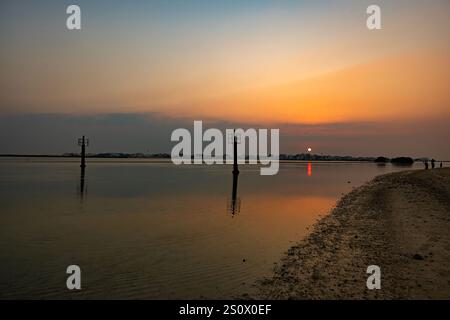 Purple Island Al Khore Doha Katar am 12/2024 Stockfoto
