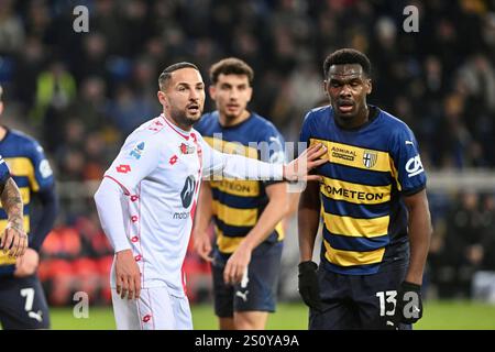 Parma, Italien. Dezember 2024. Danilo D'Ambrosio von AC Monza während des 18. Fußballspiels der Serie A zwischen Parma und Monza im Ennio Tardini Stadion in Parma, Italien - Samstag, 28. Dezember 2024. Sport - Fußball (Foto AC Monza/LaPresse von Studio Buzzi) Credit: LaPresse/Alamy Live News Stockfoto