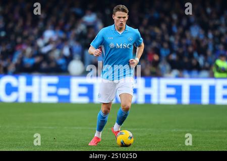 Scott McTominay vom SSC Napoli während des Fußballspiels der Serie A zwischen SSC Napoli und Venezia FC im Diego Armando Maradona Stadion in Neapel (Italien) am 29. Dezember 2024. Stockfoto